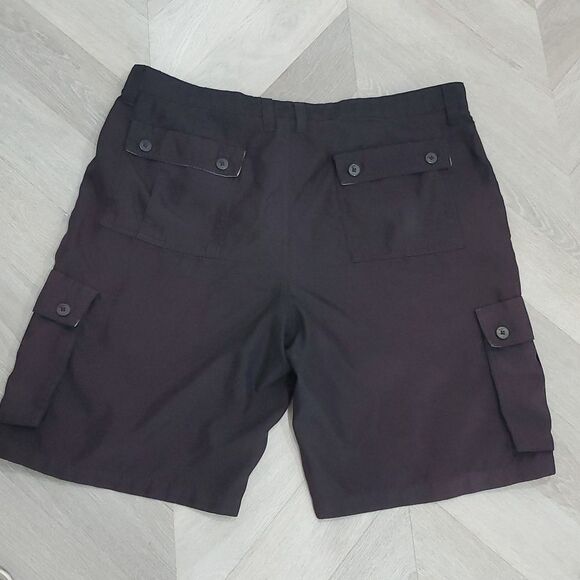 Tony Hawk Mens 11” Performance Cargo Short, Black, size 40 - Picture 4 of 4